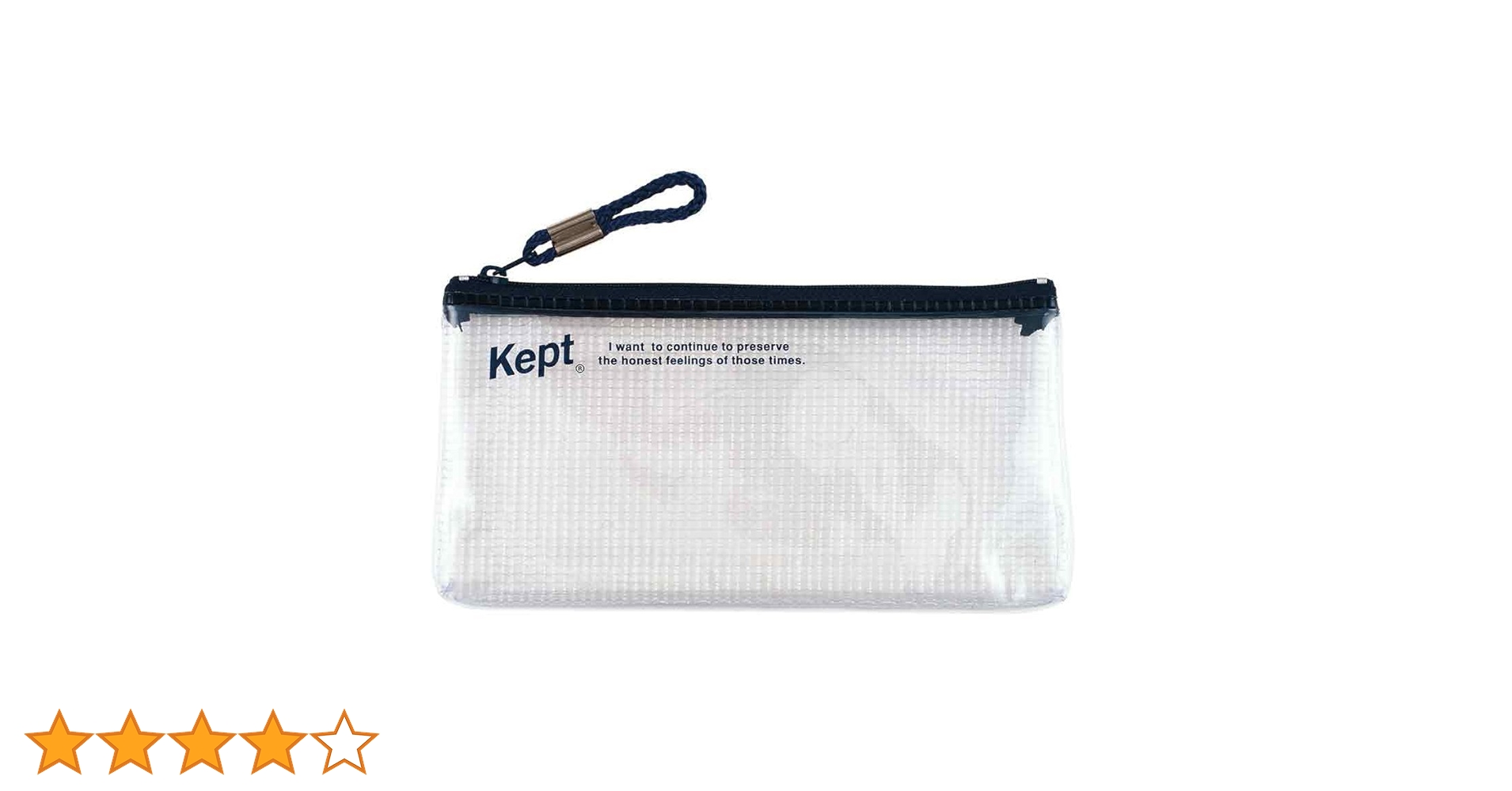 Keptペンケース Amazon | レイメイ藤井 ペンケース Kept クリア ネイビー